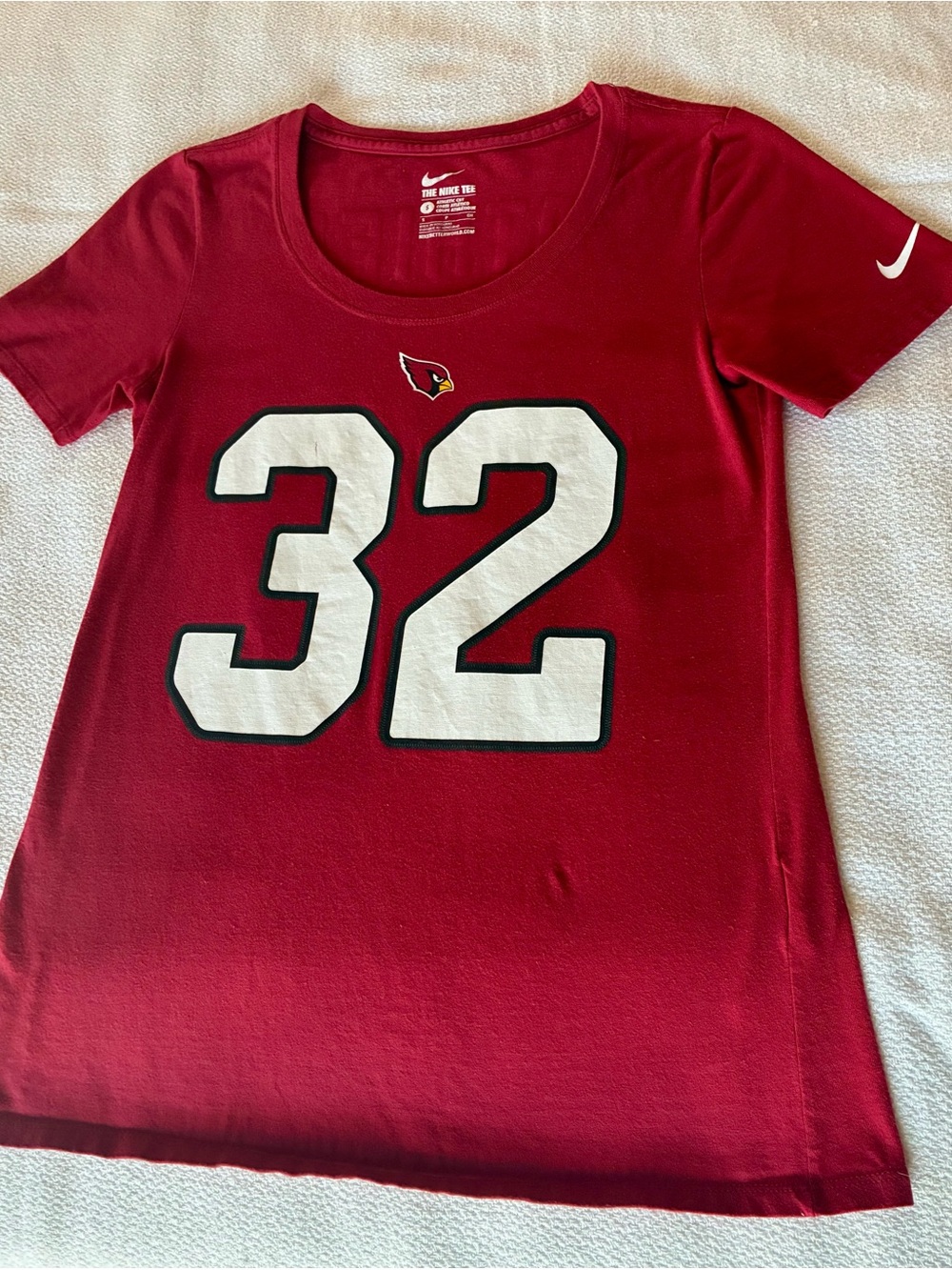 Nike Women's Red Arizona Cardinals Tyrann Mathieu #32 Graphic Tee